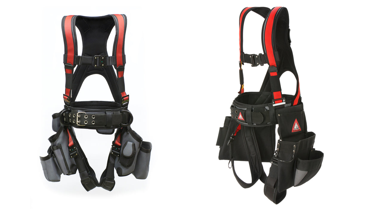 Super Anchor Deluxe Harness Tool Bag Combo - Red 6151R