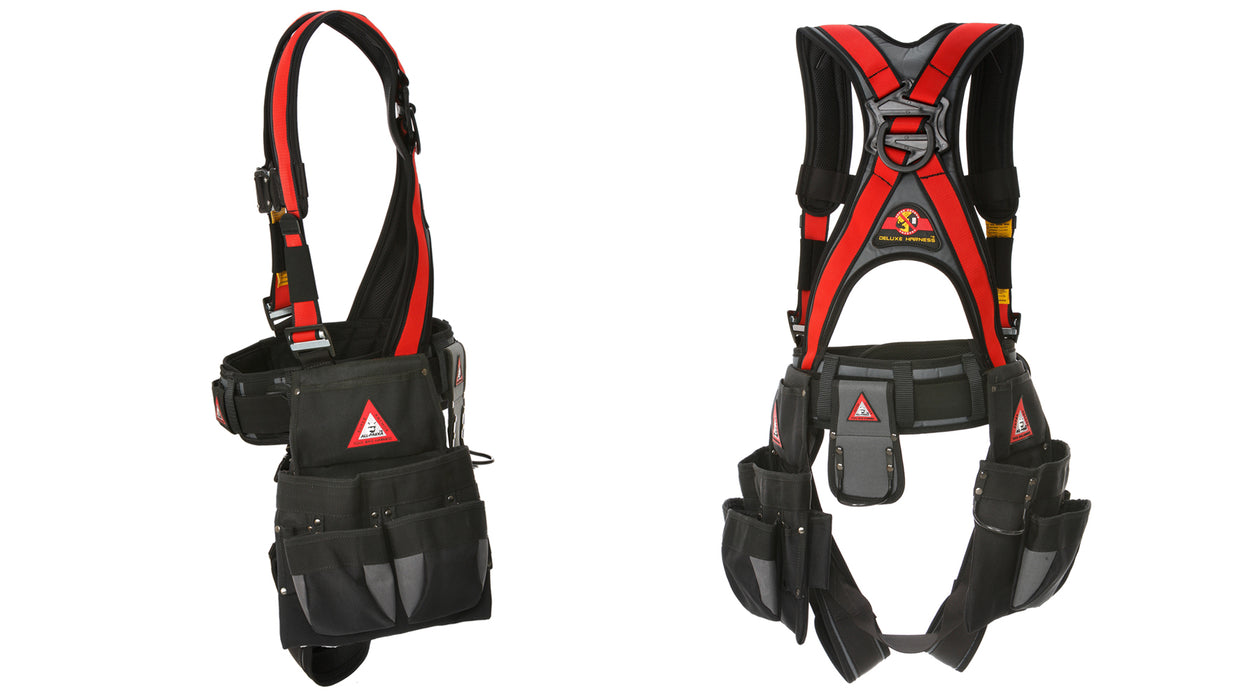Super Anchor Deluxe Harness Tool Bag Combo - Red 6151R