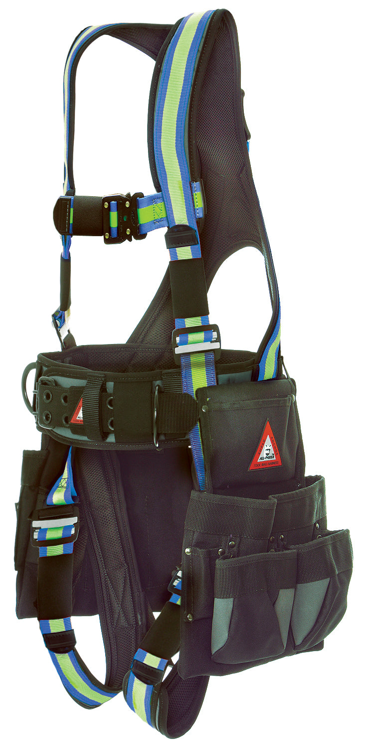Super Anchor Deluxe Harness Tool Bag Combo Blue Green 6151BG — Ordex