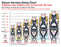 Super Anchor Safety Deluxe Harness Tool Bag Combo - Silver 6151S