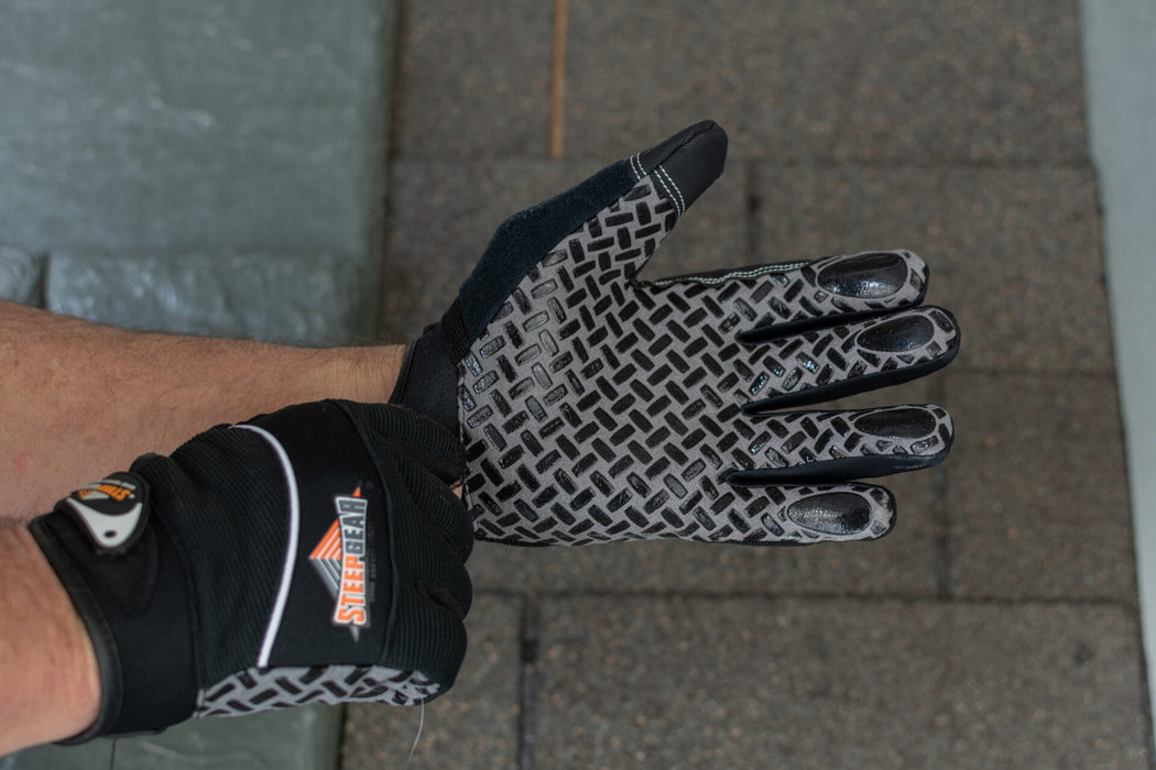 SteepGear Gripping Power Work Gloves - Full or Free Finger