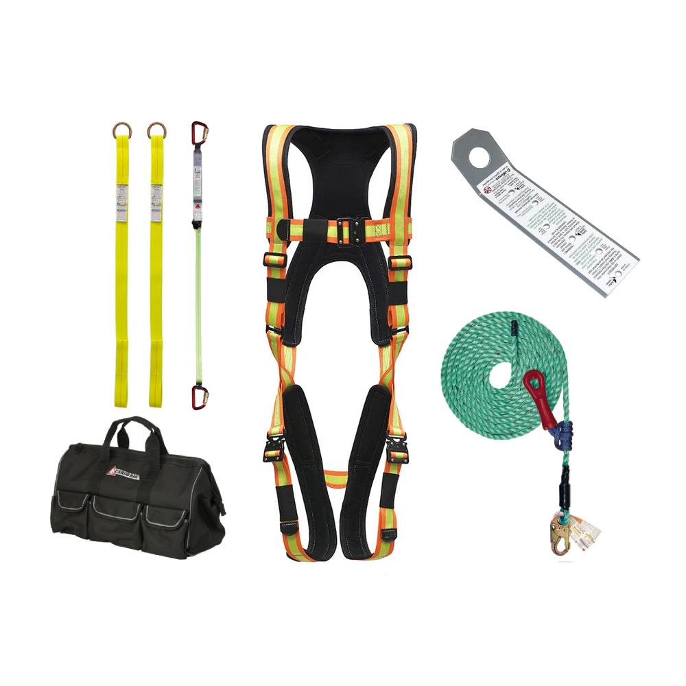 Complete Fall Protection Super Anchor Safety Complete Fall Protection Kit for Pike Safety ...