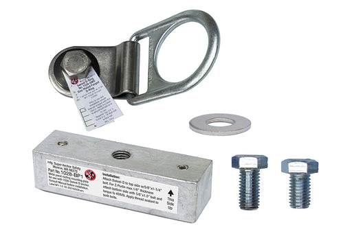 Super Anchor Swivel-D Anchor Z-Purlin Install Kit for Buildings with Metal Roofing - Permanent Install - 1028-BPZK