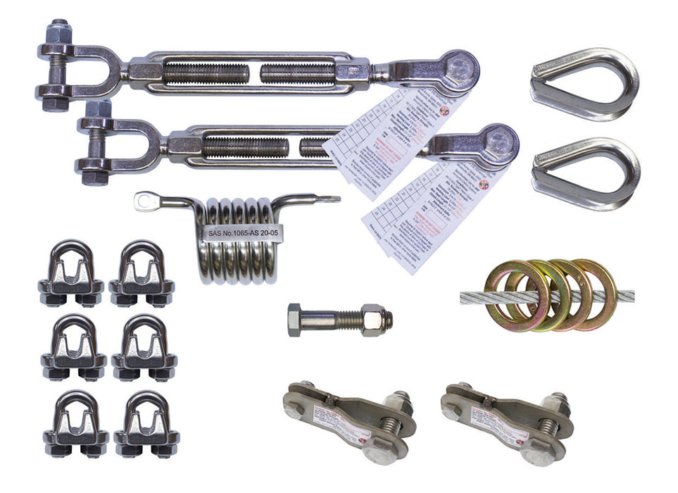 Super Anchor Safety Horizontal Lifeline Rigging Kit - 1050 — Ordex Supply