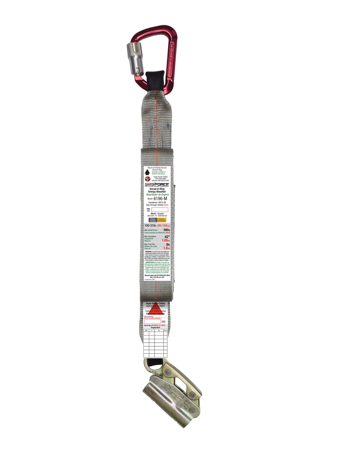 Super Anchor MAX Force Absorber with Aluminum Caraber & Mechanical