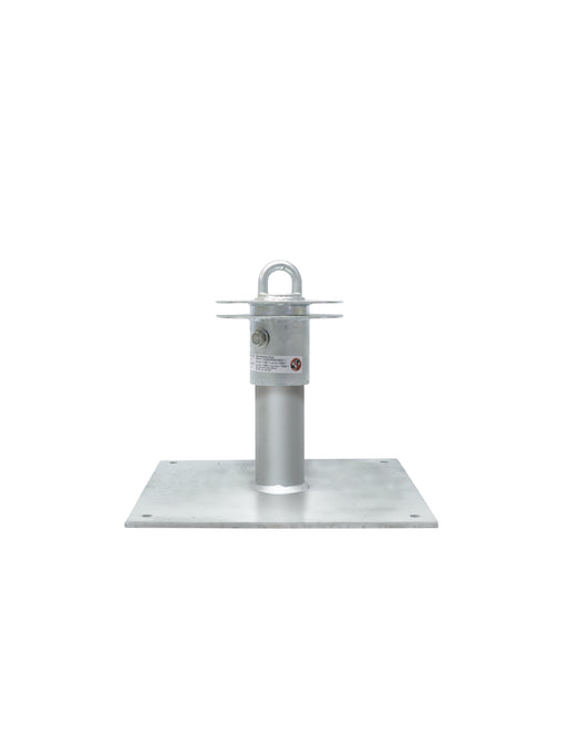 Super Anchor CRA 12" Riser & 4-Way top with 16x16 Base Plate.  Schedule 40, 3" OD, HDG 1032-4G