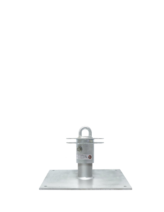 Super Anchor CRA 8" Riser & 4-Way top with 16x16 Base Plate.  Schedule 40, 3" OD, HDG 1035-4G