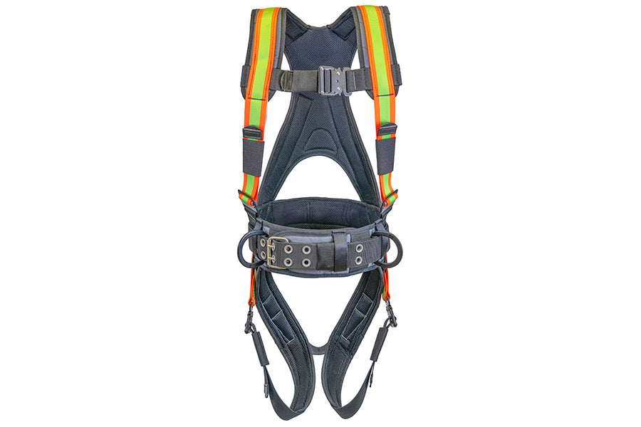 Super Anchor Safety, Deluxe Harness w/out Bags (HiVis)(Large Long