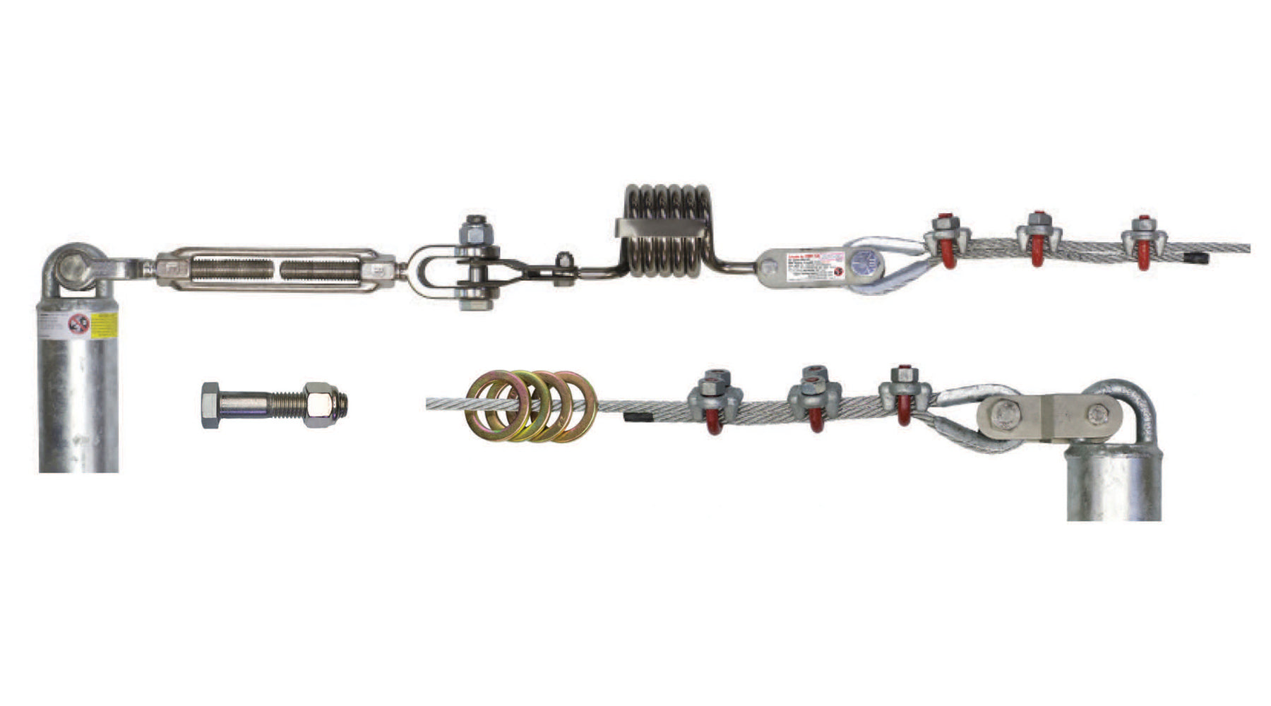 Super Anchor Safety Horizontal Lifeline Rigging Kit - 1050 — Ordex Supply